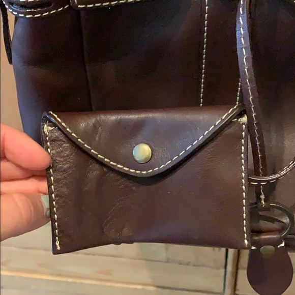 Leather JCrew Purse - Picture 3 of 9